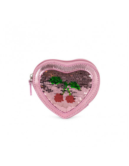Sequin Tut Heart Rose Wallet 3