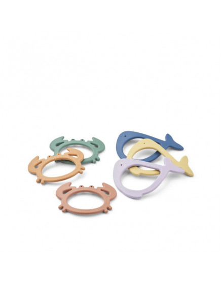 Calisto Sea Creature Diving Toy 6-Pack