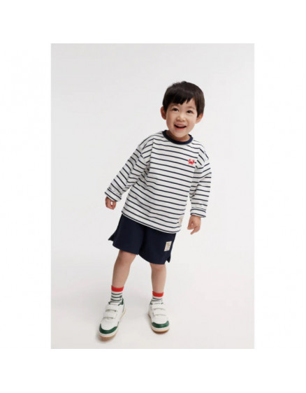 Tyler Stripe Longsleeve T-shirt Navy 5