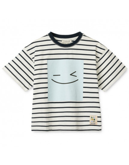 Tyler Placement Shortsleeve T-shirt Smiley / Stripe
