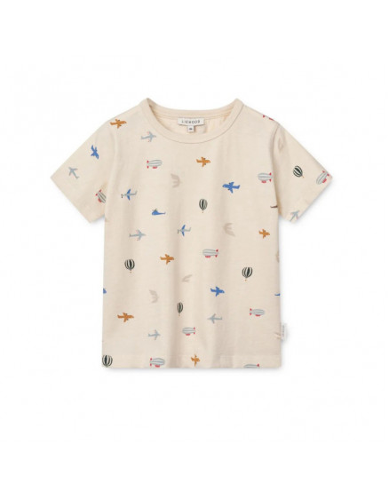 Apia Placement T-shirt Aviator / Ecru