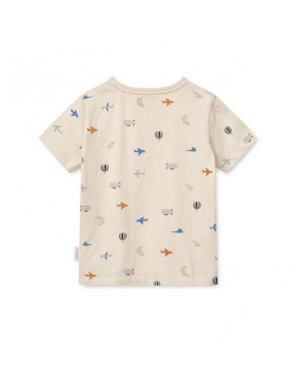 Apia Placement T-shirt Aviator / Ecru 3