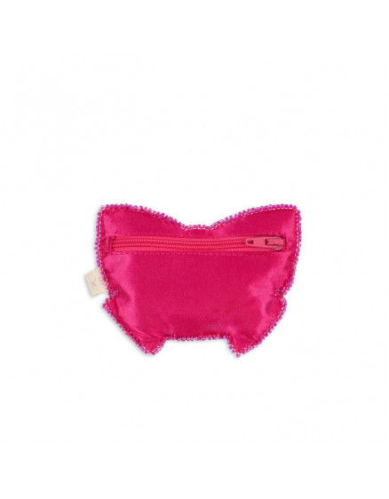 Beaded Bow Wallet Bubblegum 2