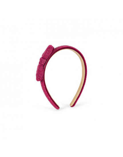 Pearlk Ribbon Hairbrace Sangria