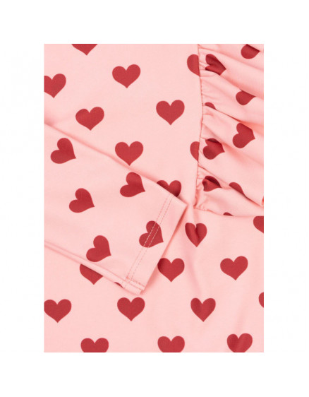 Manuca Frill Onesie Amour Pink 2