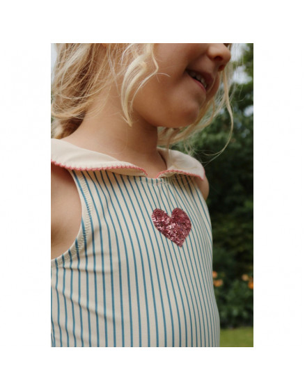 Gina Blue Stripe Swimsuit GRS 3