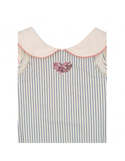 Gina Blue Stripe Swimsuit GRS 2