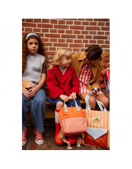 Рюкзак Small Orange + Coral pink 3