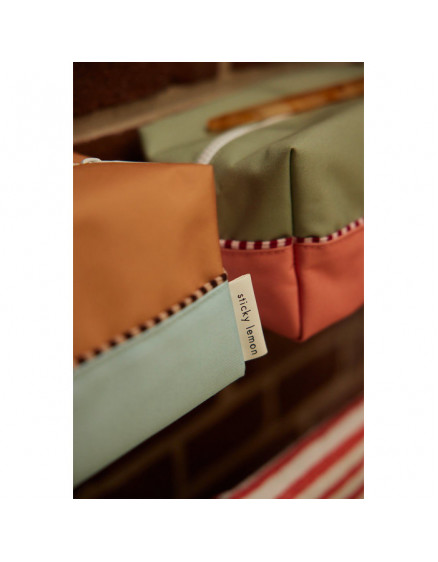 Toiletry Bag Jane Beige + Zissou Blue 2