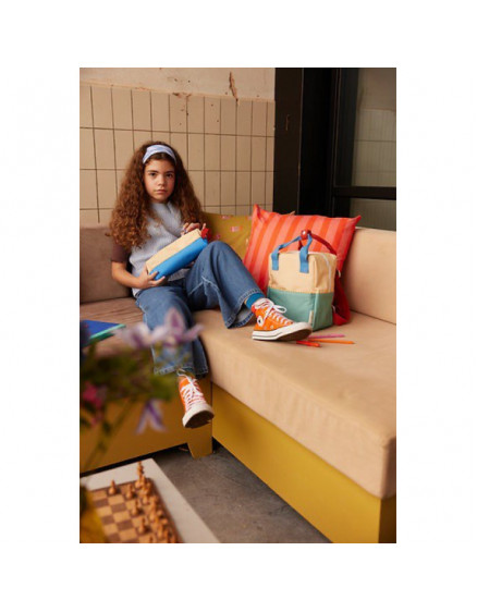 Pencil Case Sandy Yellow + Radar Blue 5