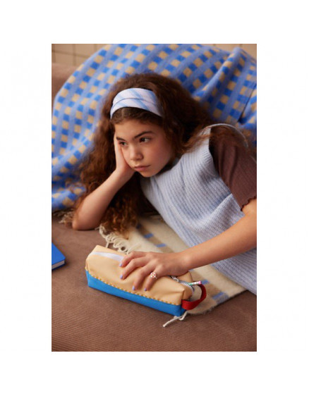 Pencil Case Sandy Yellow + Radar Blue 3