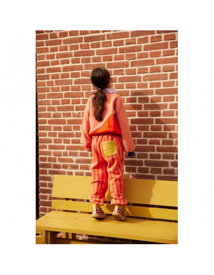 Joggers Coral Pink + Red 4