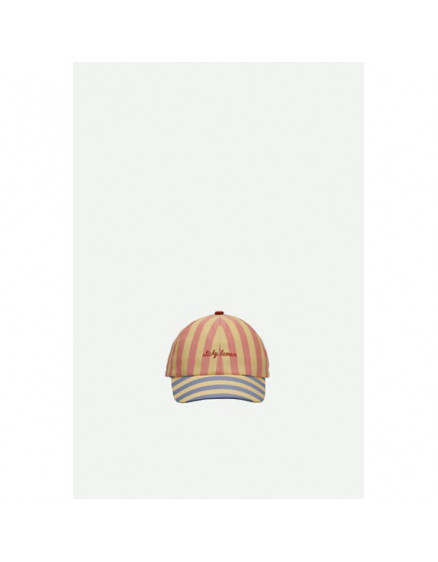 Stripes Coral Pink Cap