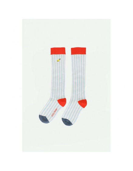 Socks Stripes Zissou Blue