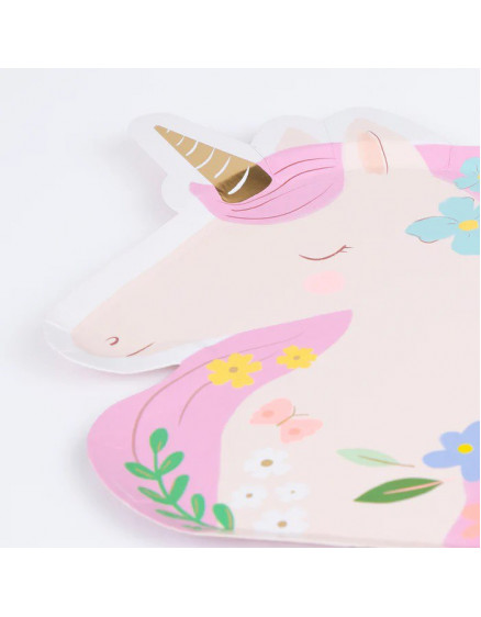 Meadow Unicorns Shaped Plates 2