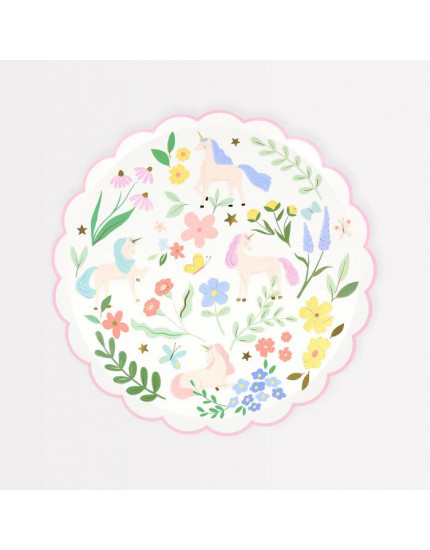 Meadow Unicorns Side Plates