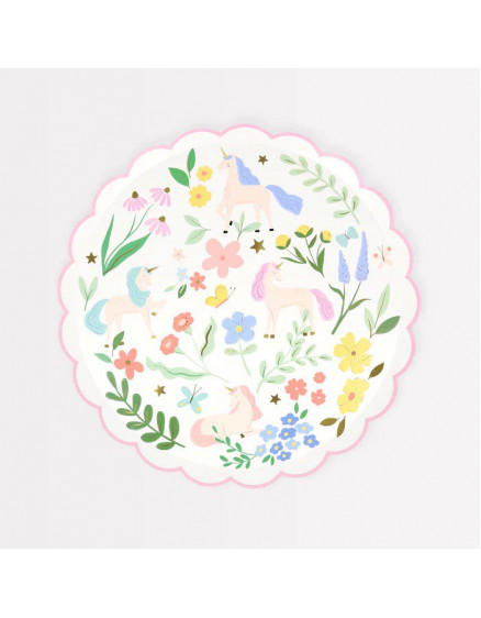 Meadow Unicorns Side Plates