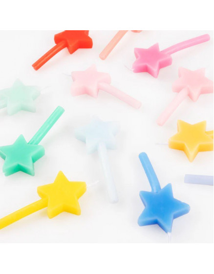 Rainbow Star Candles  3