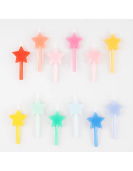 Rainbow Star Candles  2
