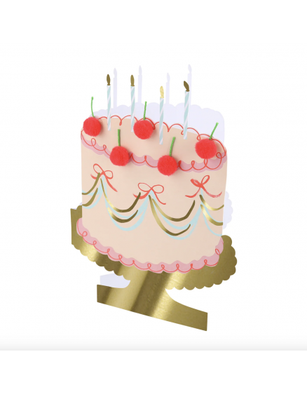 Cherry Cake Birthday Card  2