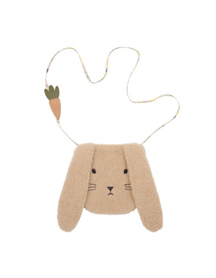 Fluffy bunny face bag