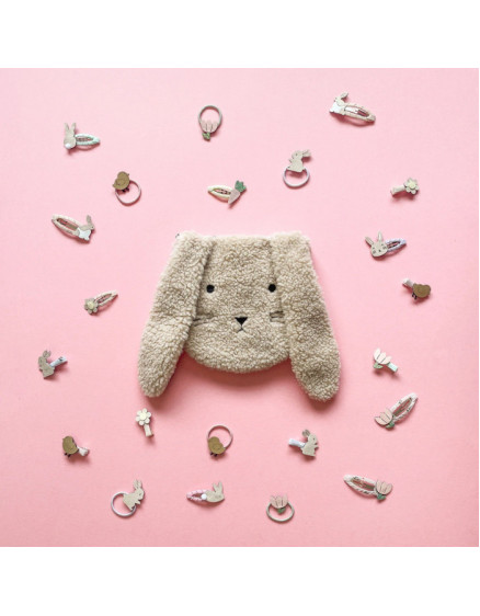 Fluffy bunny face bag 3