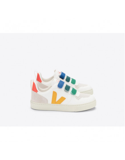 Кеди V-10 Leather Multico White Ouro