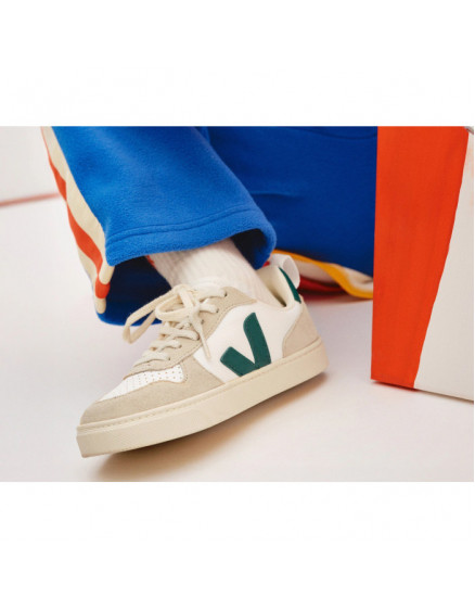 Кеди V-10 Leather White Brittany Almond 2