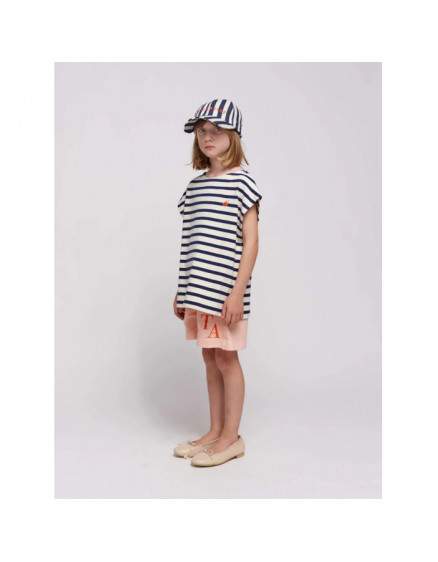 T-shirt nº15 Navy Blue Beige 2