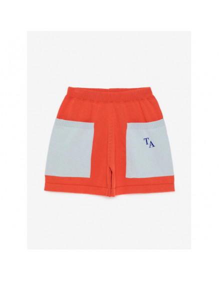 L'orangerie Knitted Shorts  Orange