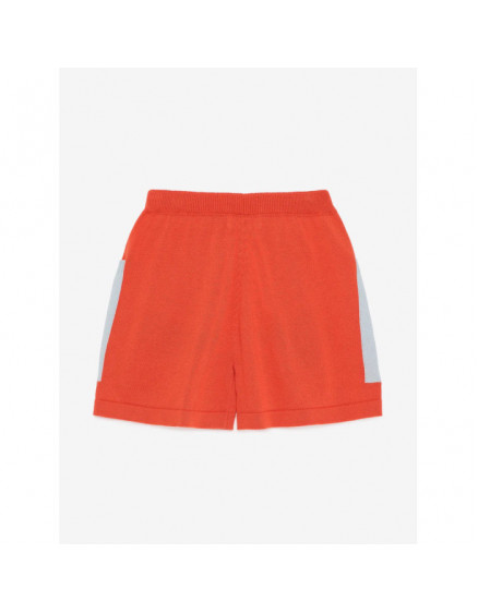 L'orangerie Knitted Shorts  Orange 4