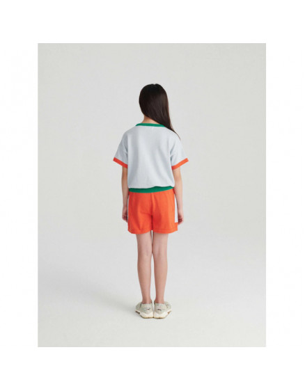 L'orangerie Knitted Shorts  Orange 2