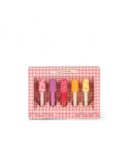 5 x Glitter Lip Gloss Multi