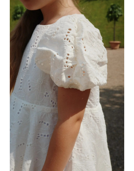Glaise Dress Gots Antique White 2