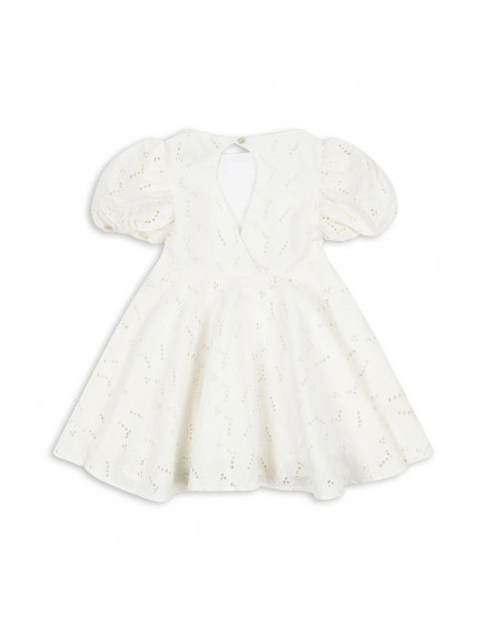 Glaise Dress Gots Antique White 4