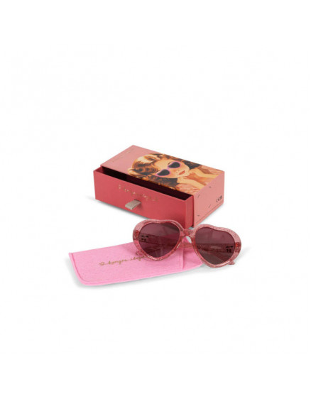 Sunglasses Junior Heart Cherry Glitter 2