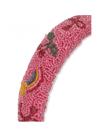 Beaded Hairbrace Bubblegum 2