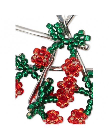 4 Pack Mini Cherry Hair Pin Cherry 3