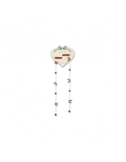 2 Pack Pearly Tassel Hair Clip Cherry