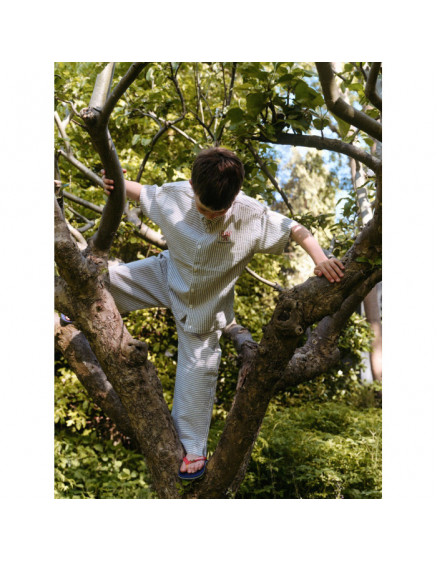 RHW X KS Duo Shirt Stripe Blue 4