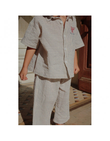 RHW X KS Duo Shirt Stripe Blue 7