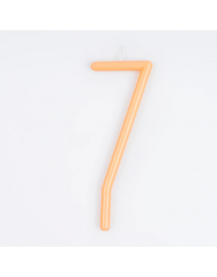 Slim Number 7 Candle