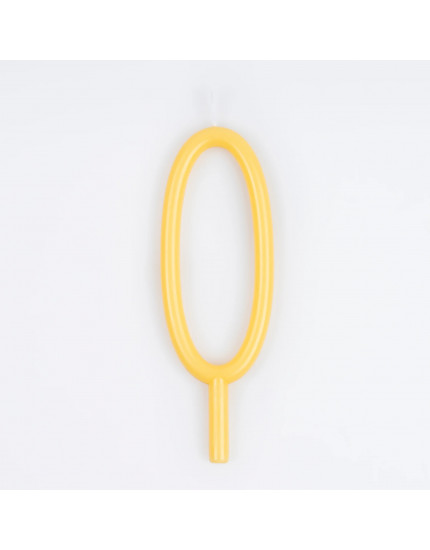 Slim Number 0 Candle