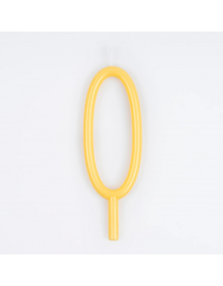 Slim Number 0 Candle