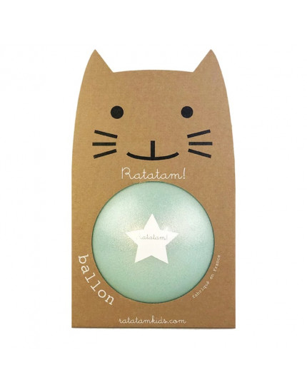 М'яч The Summer Glitter Cat Blue 22 см