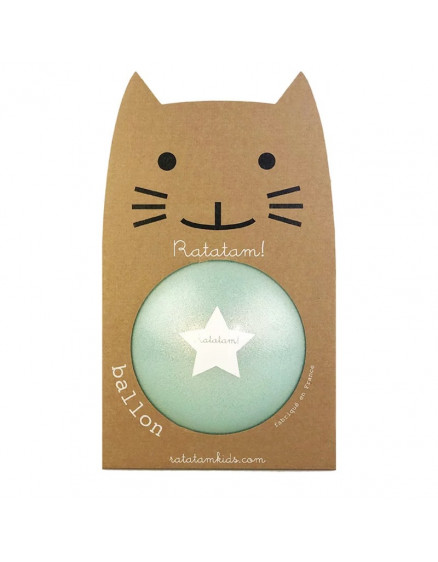 М'яч The Summer Glitter Cat Blue 22 см