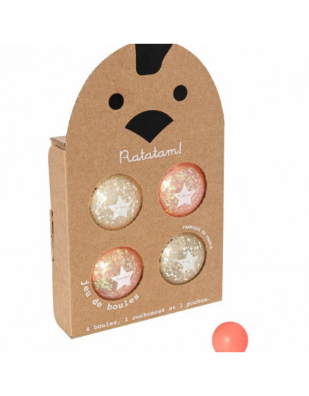 Набір блискучих м'ячів Pink and Silver 2