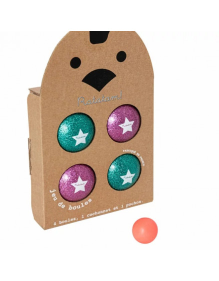 Набір блискучих м'ячів Pink and Green 2