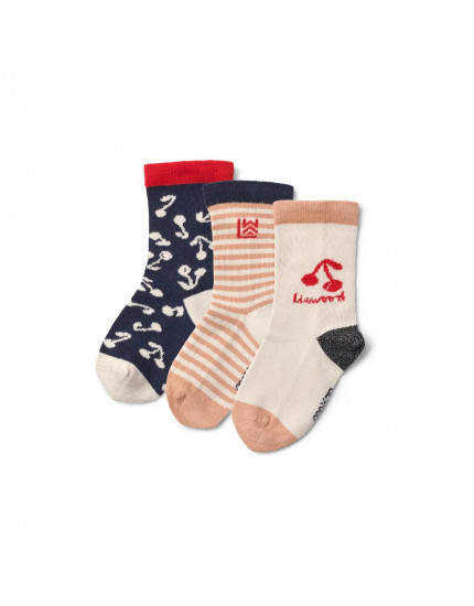 Silas Socks 3-Pack Cherry Blossom