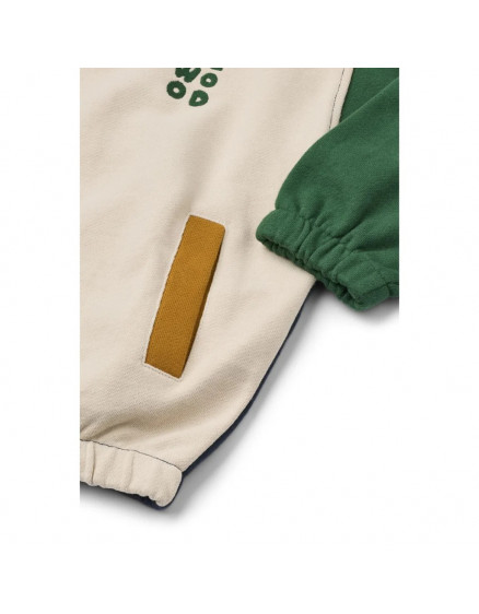 Cassius Zip-up Sweatshirt Classic Navy 4